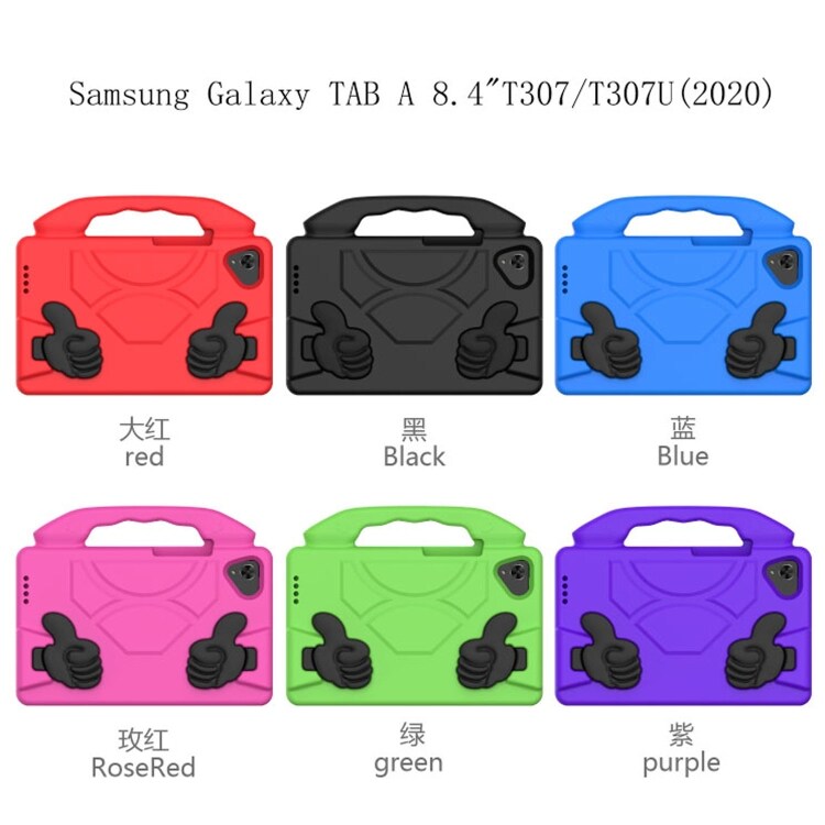 Suojakotelo kahvalla Samsung Galaxy Tab A 8.4 2020 Musta