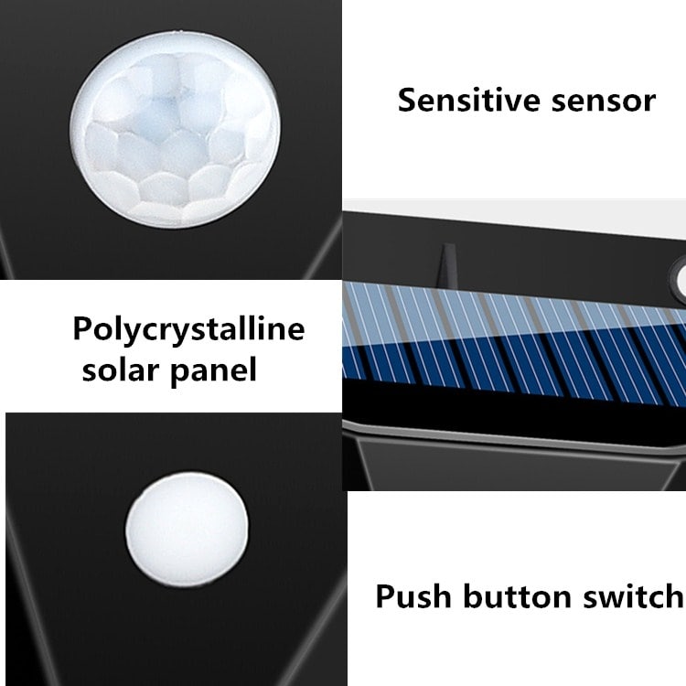 Seinälamppu Aurinkokennovalaistus 102 LED