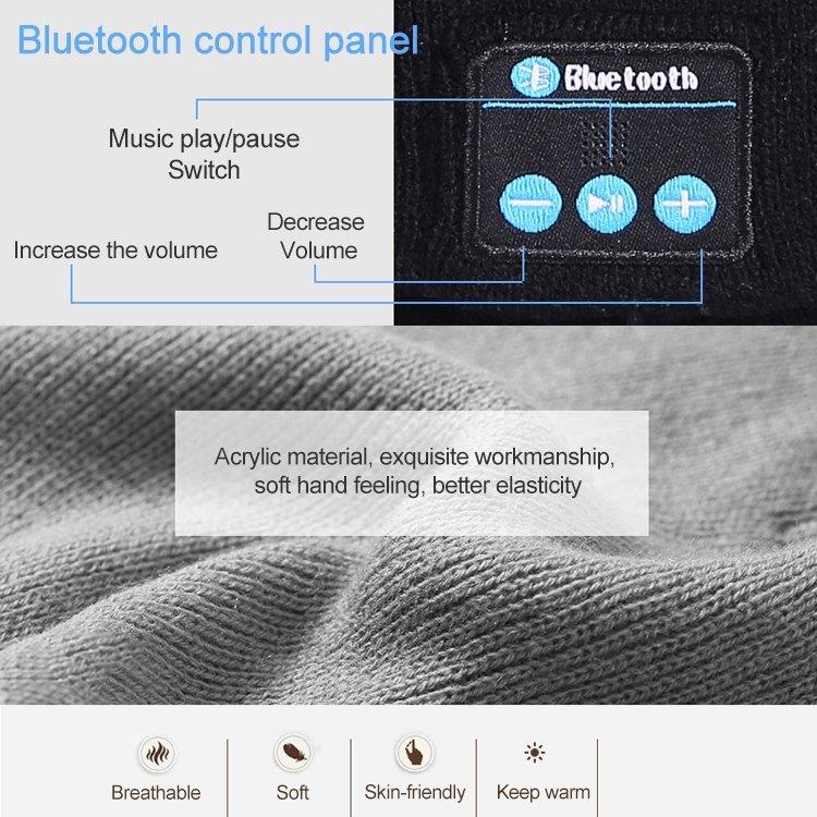 Pipo Bluetooth 5.0 Kuulokkeilla - Musta
