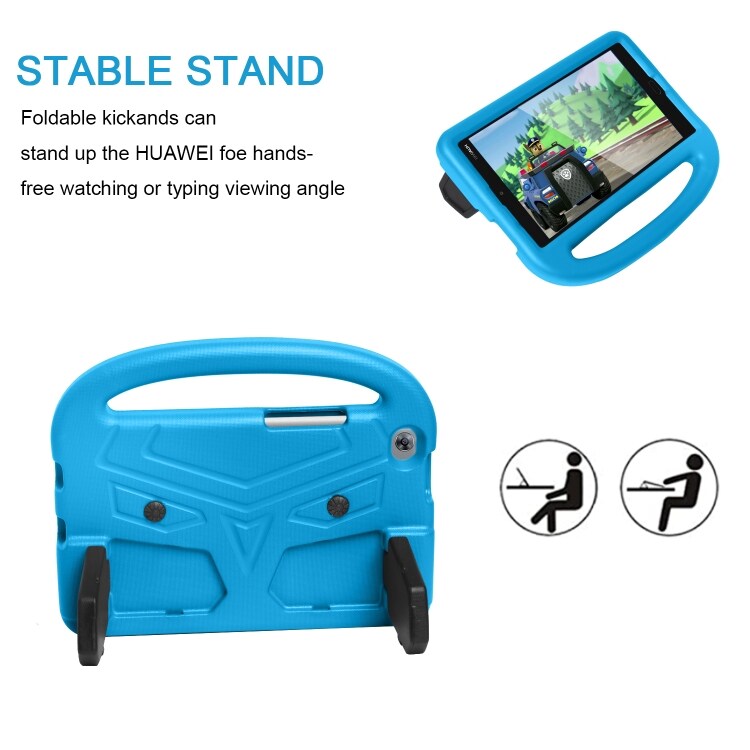 Iskunkestävä kotelo Huawei MediaPad M5 8 lapsille Sininen