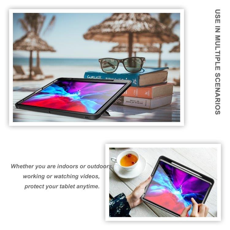Kotelo kääntyvällä telineellä iPad Pro 12.9 inch 2020 Musta