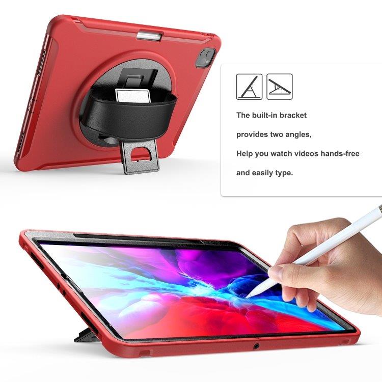 Kotelo kääntyvällä telineellä iPad Pro 12.9 inch 2020 Punainen