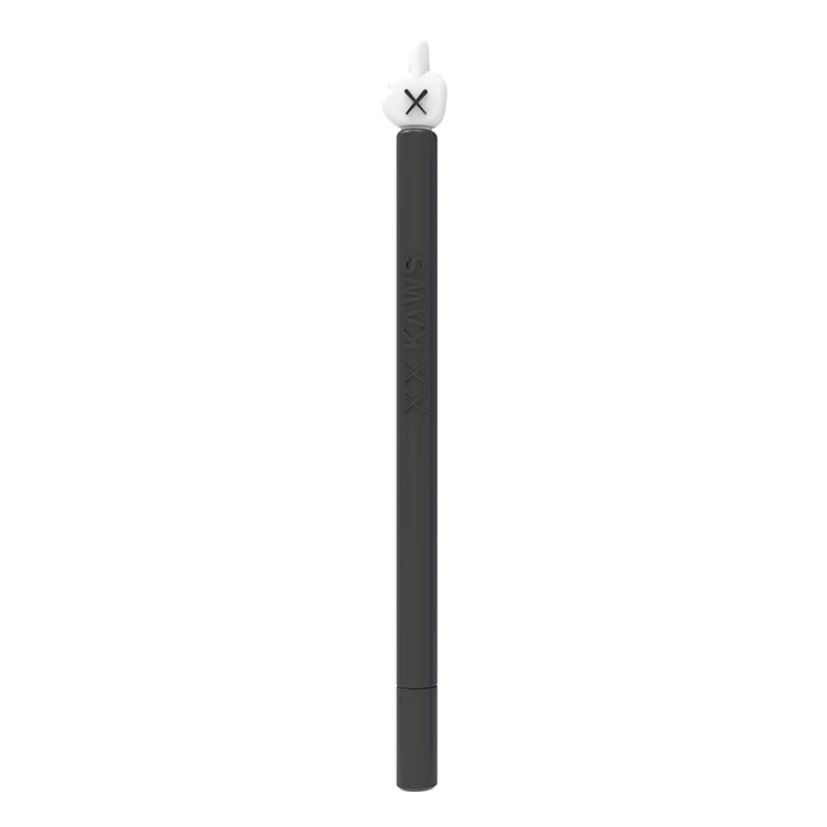 Silikonisuoja keskisormi Apple Pencil 2  Musta