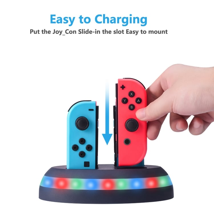 Värikäs lataustelakka Nintendo Switch