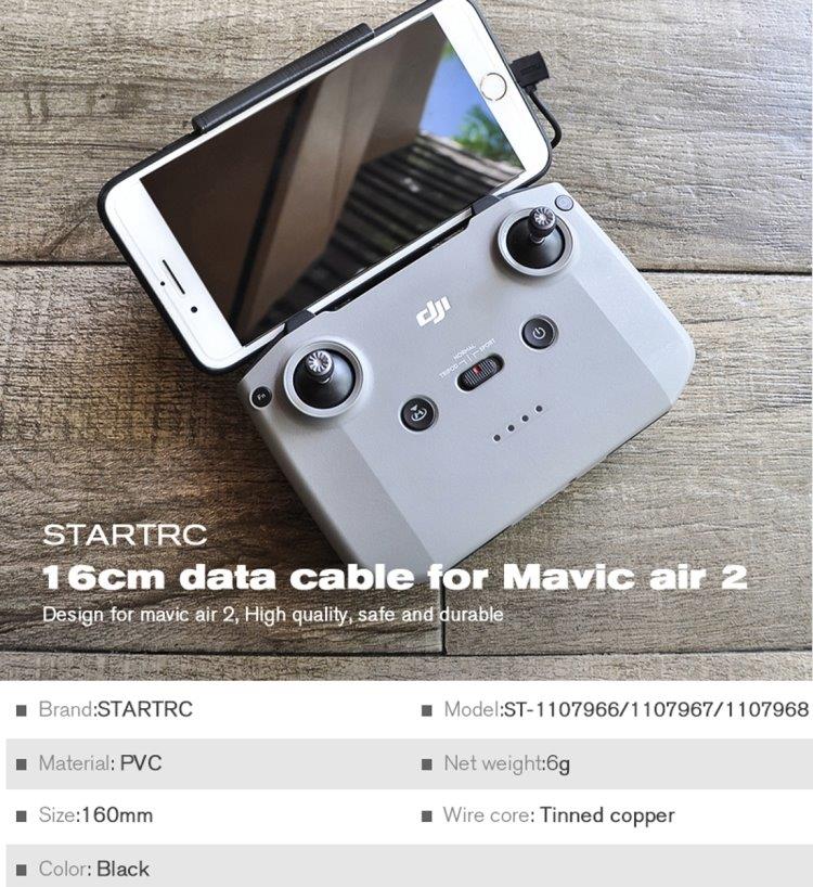 USB-C - Lightning sovitin DJI Mavic Air 2