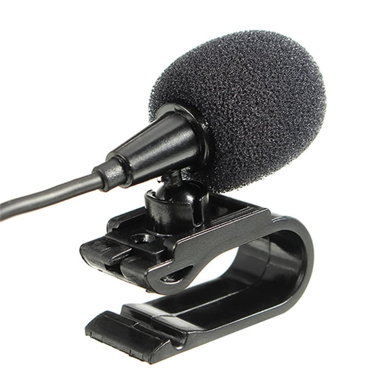 Mikrofoni Mono Clip, 2,5mm - 3 Metriä