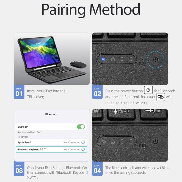 Näppäimistökotelo iPad Pro 11 2020 Musta