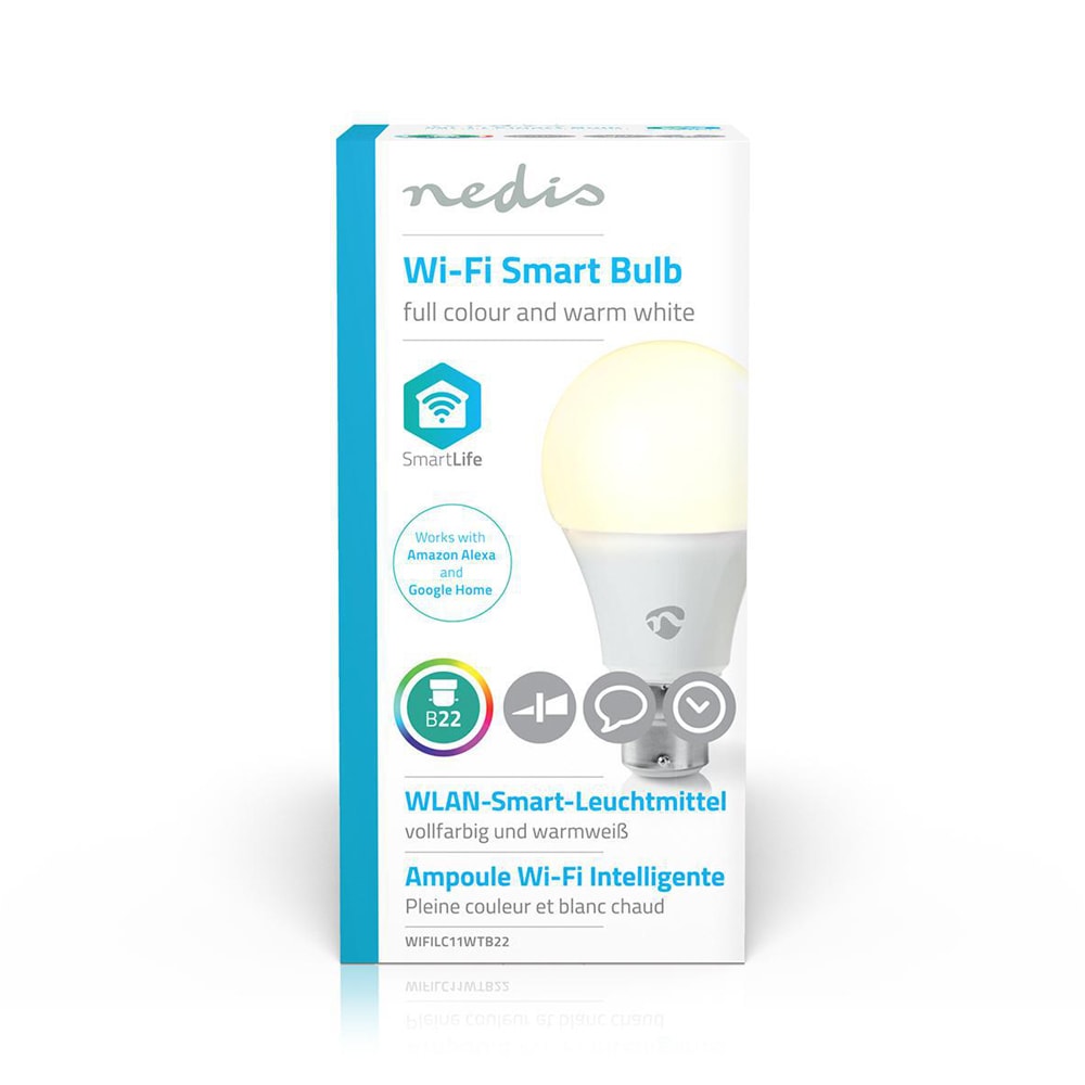 Älykäs Wi-Fi-Ohjattava LED-Polttimo Värillinen ja Lämmin valkoinen