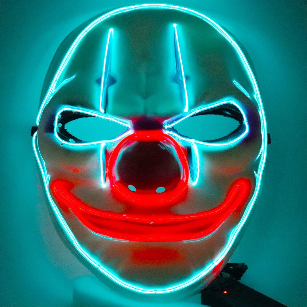 El wire purge led naamio - Pelottava clown