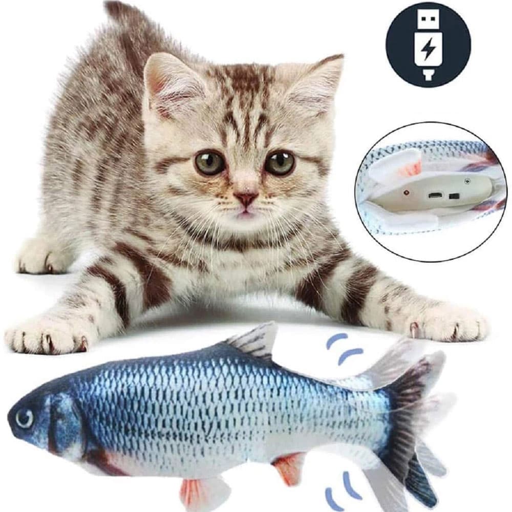 Sähköinen kissanlelu - 3D-kala