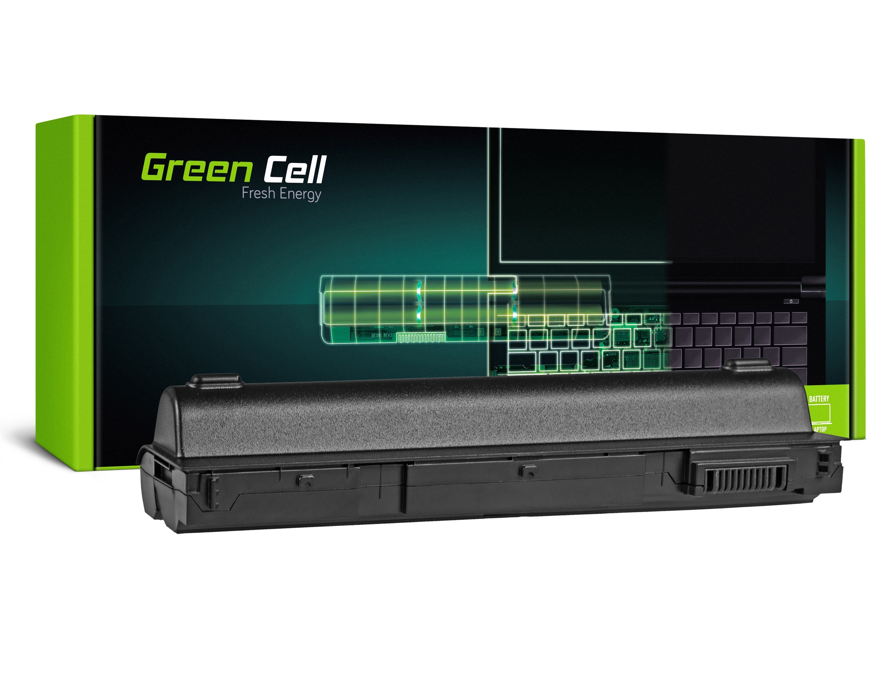Green Cell kannettavan akku Dell Latitude E5520 E6420 E6520 E6530 / 11,1V 6600mAh