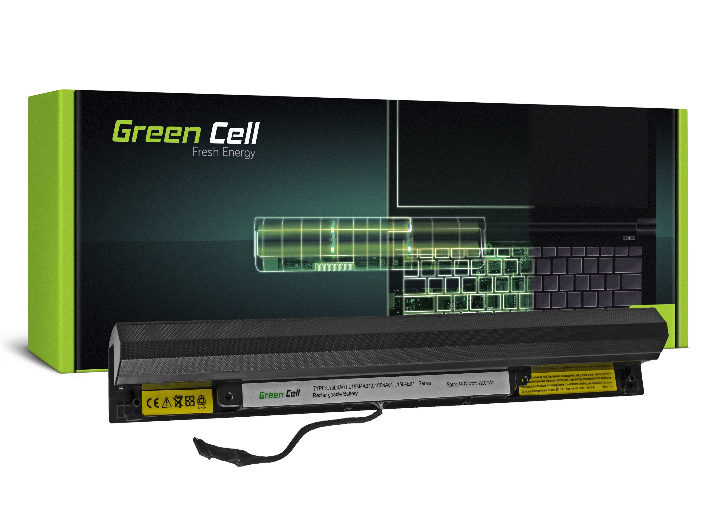 Green Cell kannettavan akku Lenovo B50-50 IdeaPad 100-14IBD 100-15IBD