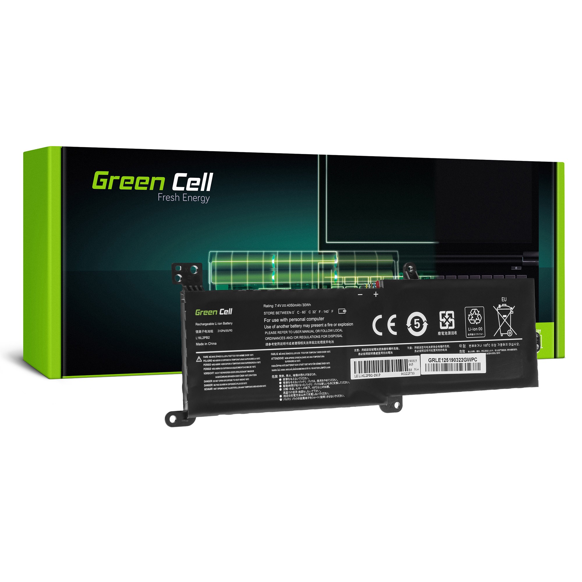 Green Cell kannettavan akku Lenovo IdeaPad 320-14IKB 320-15ABR 320-15AST