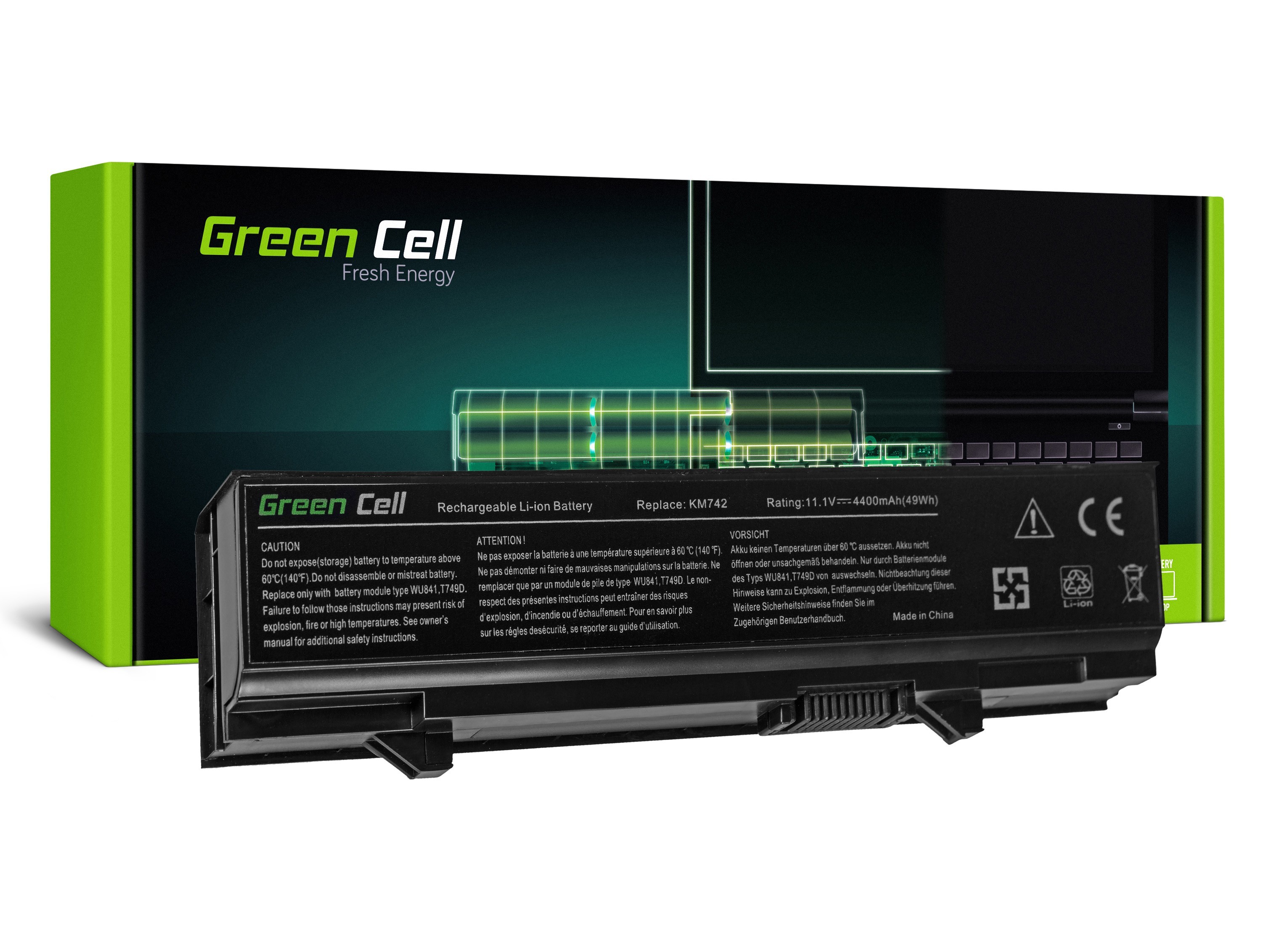 Green Cell kannettavan akku Dell Latitude E5400 E5410 E5500 E5510