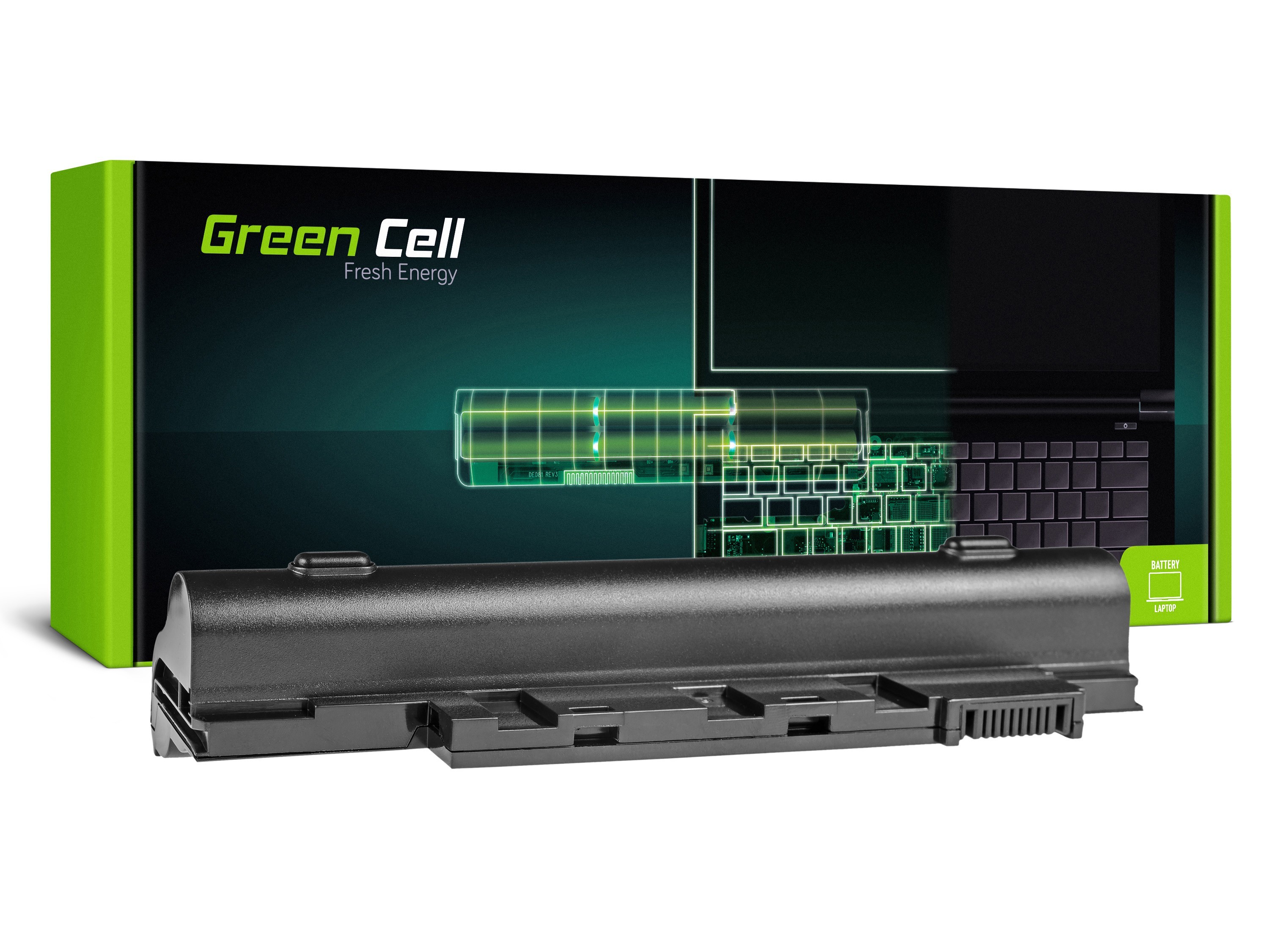Green Cell kannettavan akku Acer Aspire D255 D257 D260 D270 722 / 11,1V 4400mAh