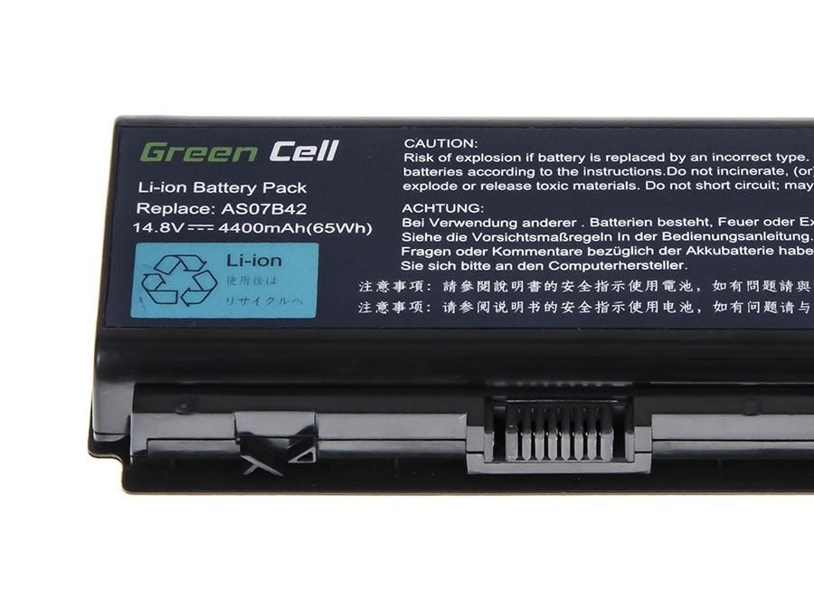 Green Cell kannettavan akku Acer Aspire 5520 AS07B31 AS07B32 / 14,4V 4400mAh