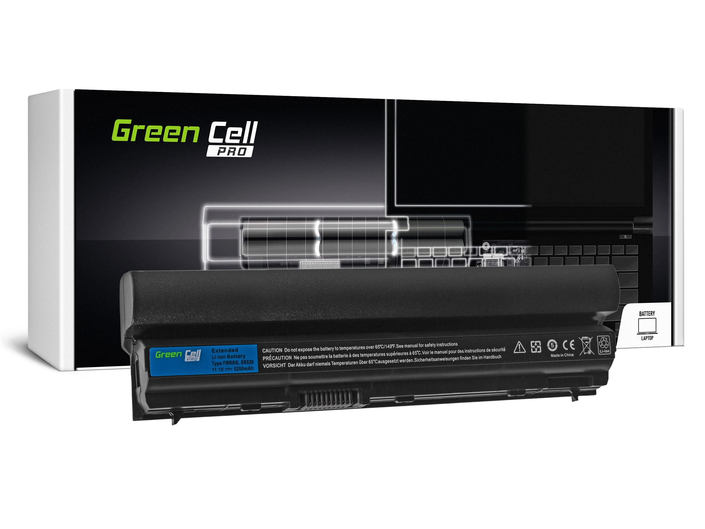 Green Cell PRO kannettavan akku Dell Latitude E6220 E6230 E6320 E6320