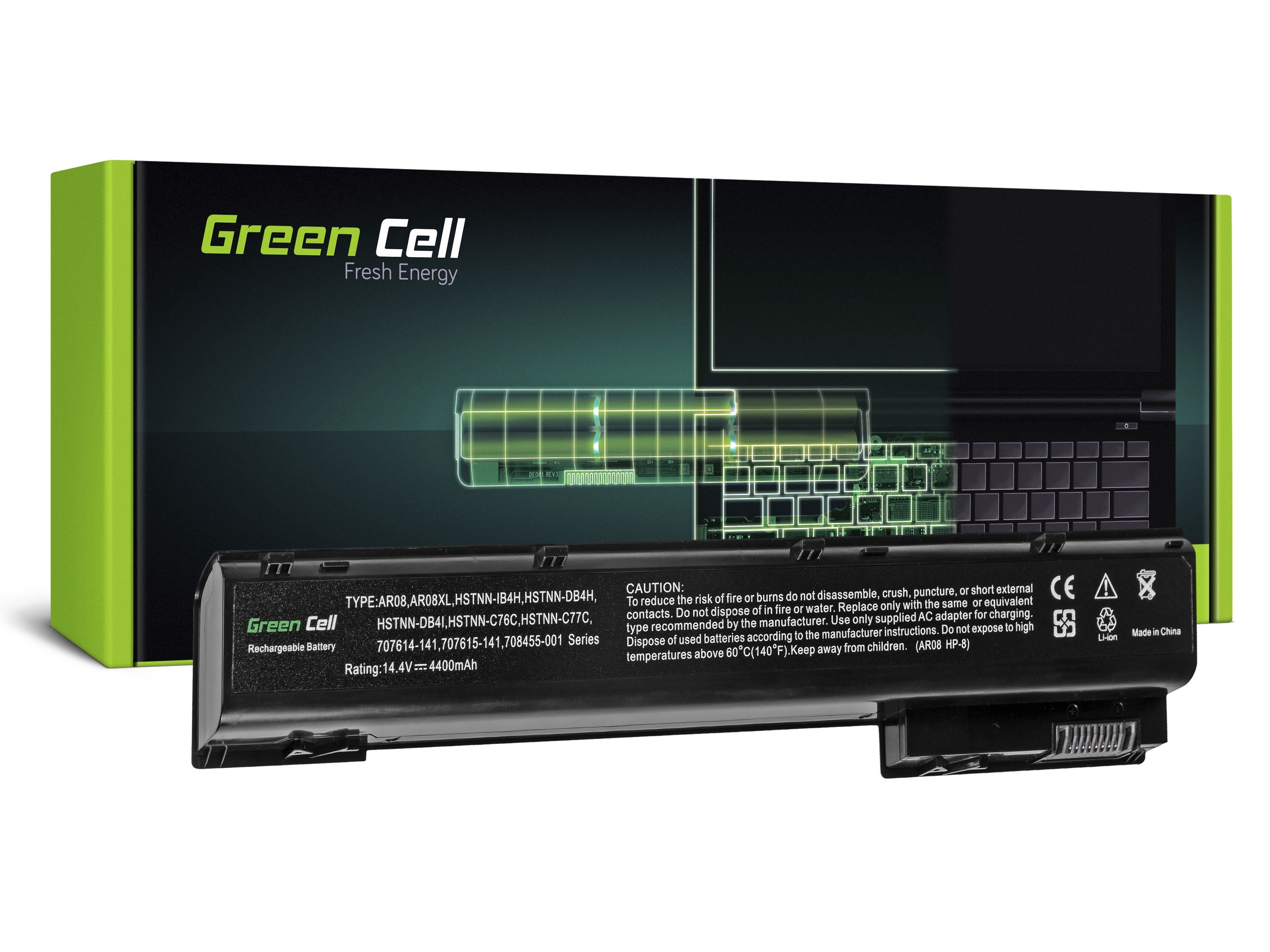 Green Cell kannettavan akku HP ZBook 15 15 G2 17 17 G2 / 14,4V 4400mAh