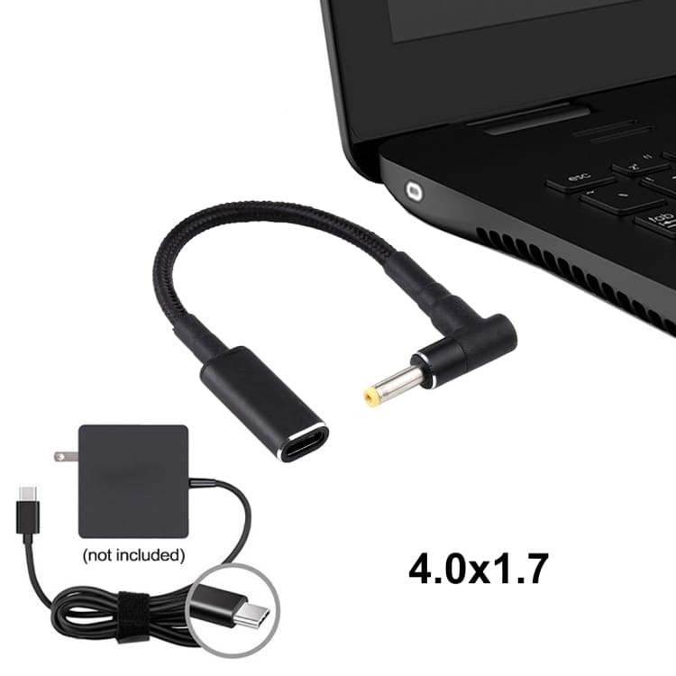 4.0 x 1.7mm - USB-C sovitin