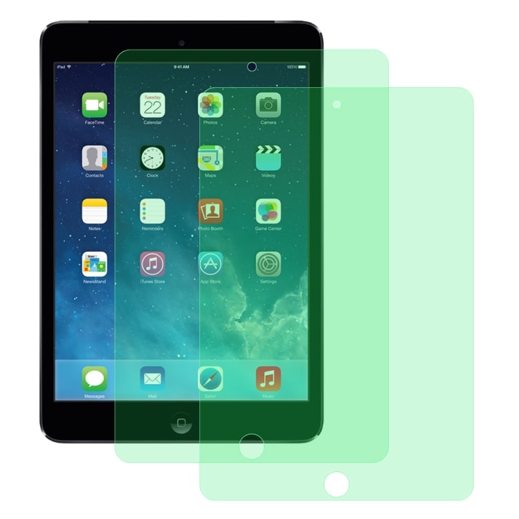 2 kpl pakkaus Temperoitua näytönsuojaa sinivalosuodattimella iPad Mini 3 & 2