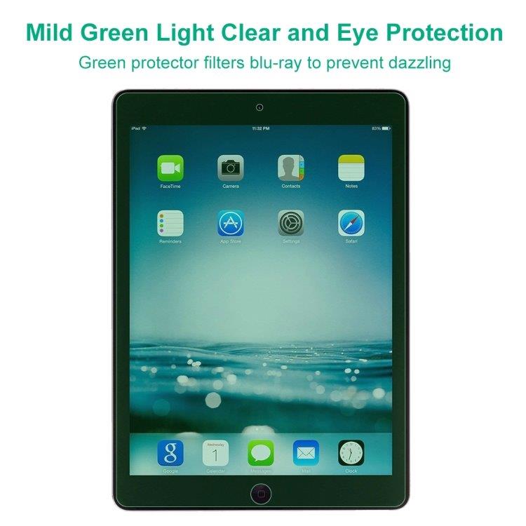 2 kpl pakkaus Temperoitua näytönsuojaa sinivalosuodattimella iPad 9.7 (2018)