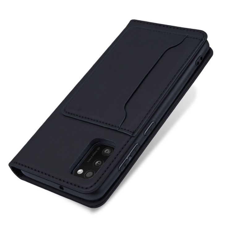 Matkapuhelinkotelo korttitaskulla ja magneettikiinnikkeellä Samsung Galaxy A41
