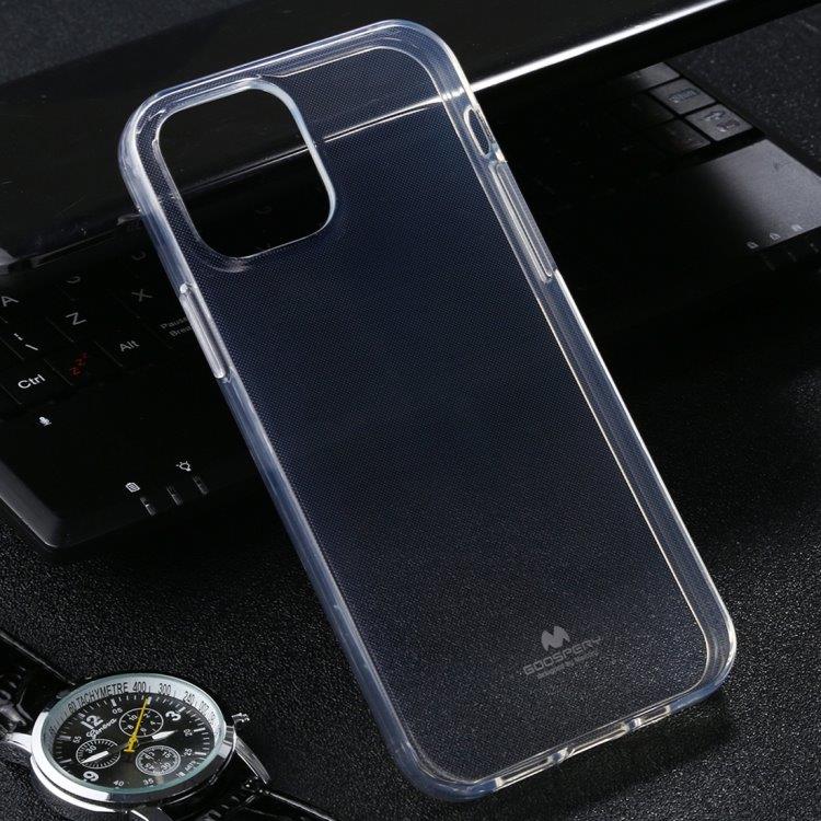 i-Jelly iskusuoja iPhone 12 Mini - Läpinäkyvä