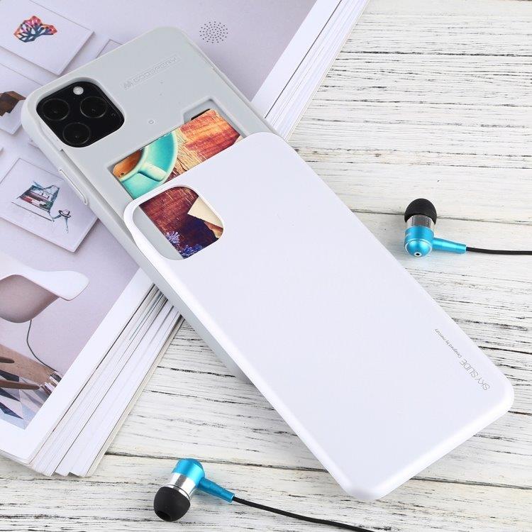 Matkapuhelimen kuori piilotetulla korttipaikalla iPhone 12 Pro Max - Valkoinen
