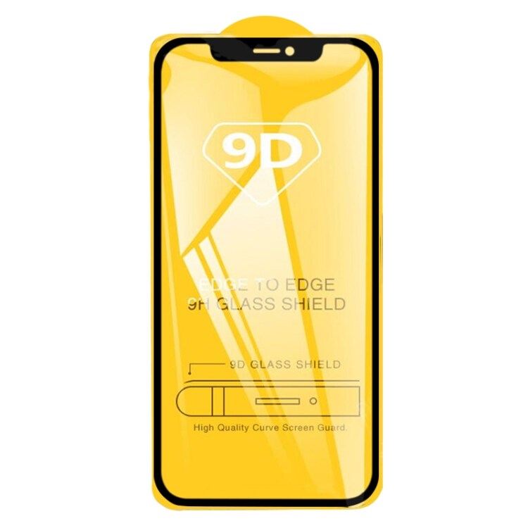 9D Temperoitu näytönsuoja iPhone 12 / 12 Pro