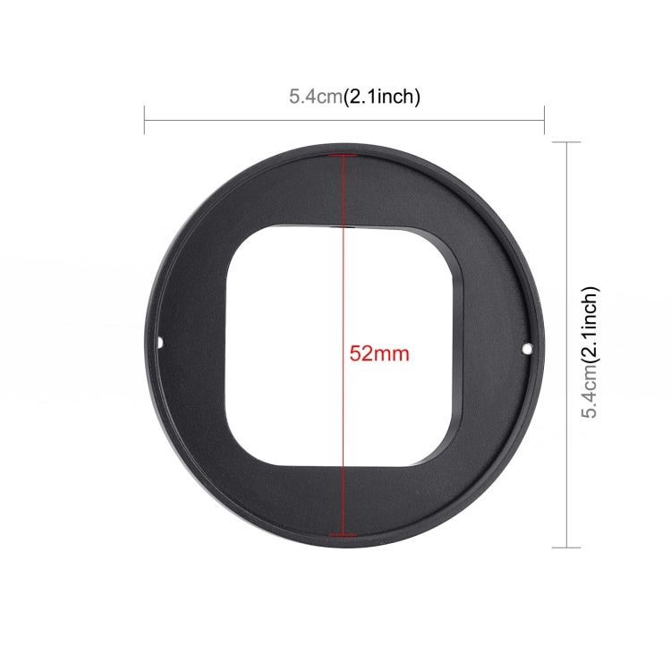 52mm Sovitinrengas UV-suodattimelle GoPro HERO9 Black