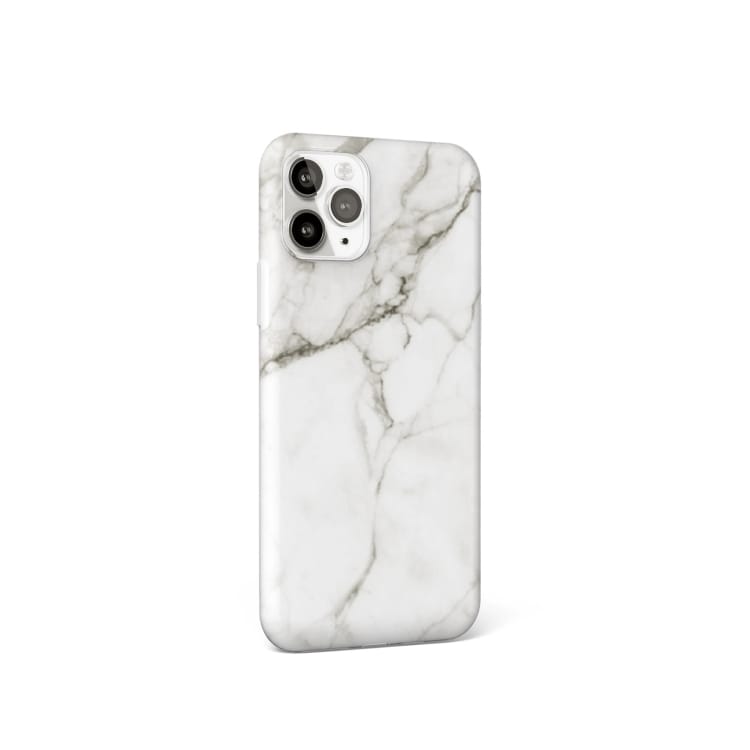 Suojakuori marmorikuviolla iPhone 12 mini - Valkoinen