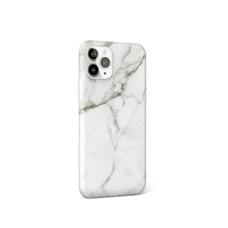 Suojakuori marmorikuviolla iPhone 12 Pro Max - Valkoinen