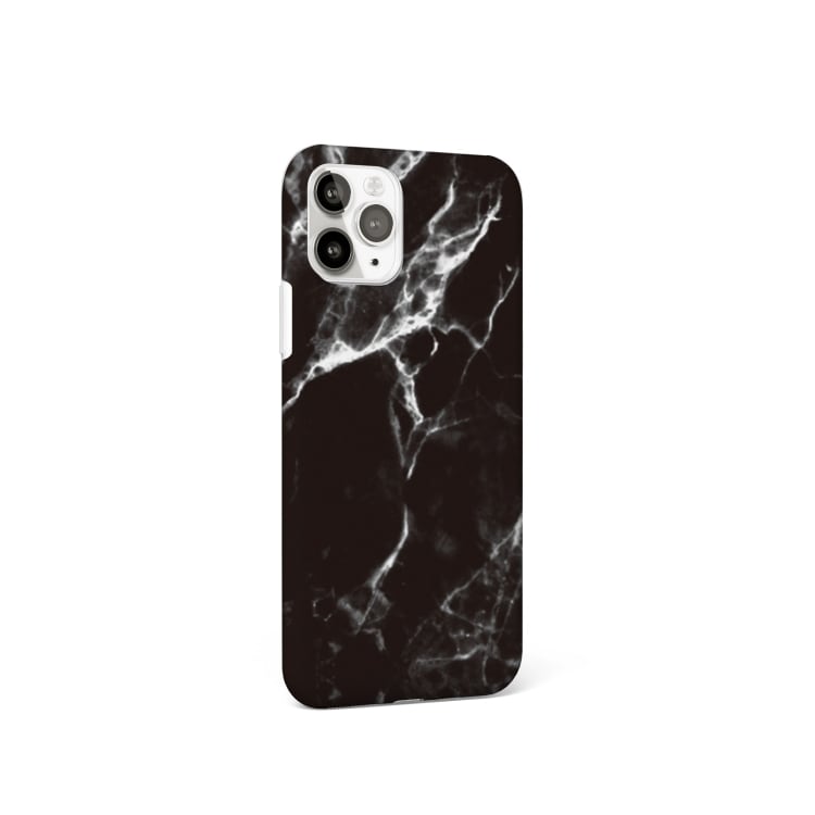 Suojakuori marmorikuviolla iPhone 12 mini - Musta