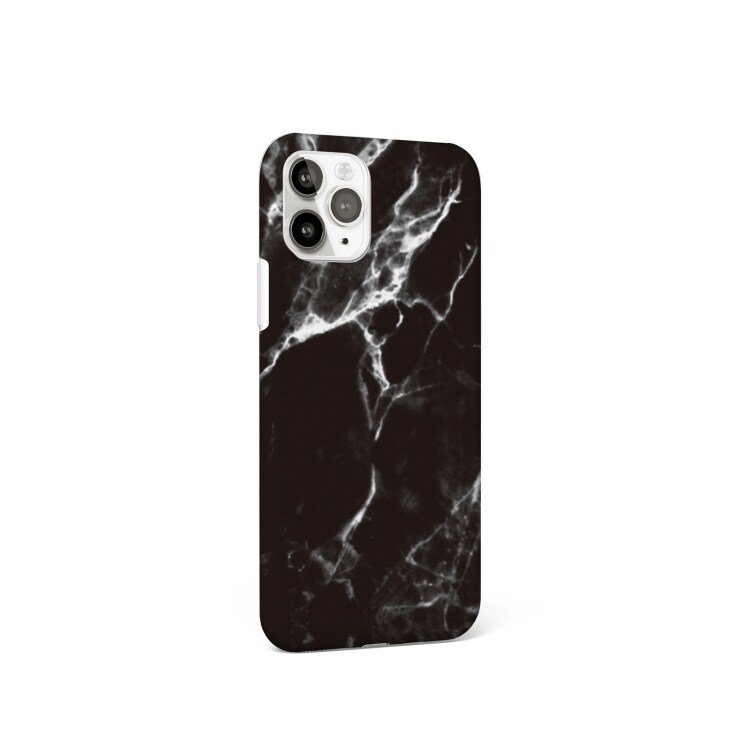 Suojakuori marmorikuviolla iPhone 12 Pro Max - Musta