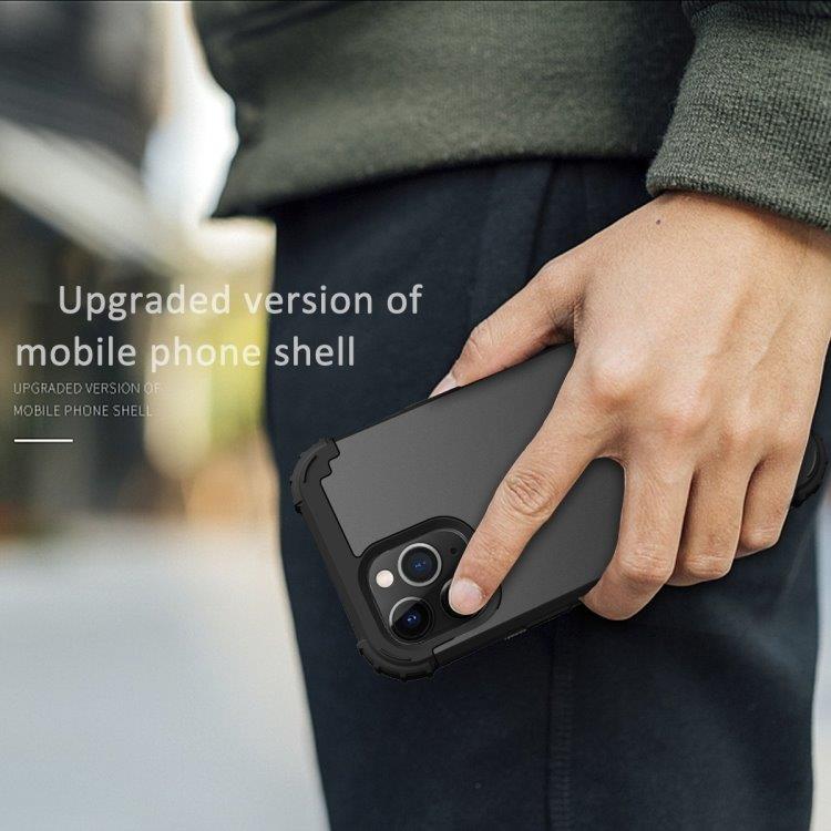 Matkapuhelimen kuori tukevilla kulmilla iPhone 12 Pro Max - Musta