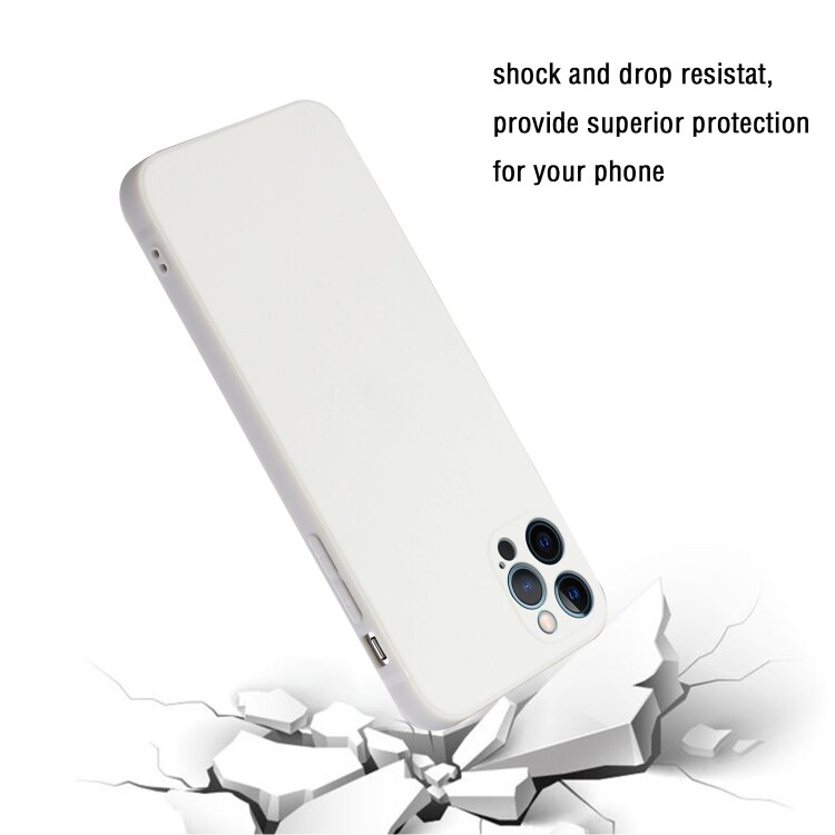 Tyylipuhdas matkapuhelimen kuori iPhone 12 Pro Max  - Valkoinen