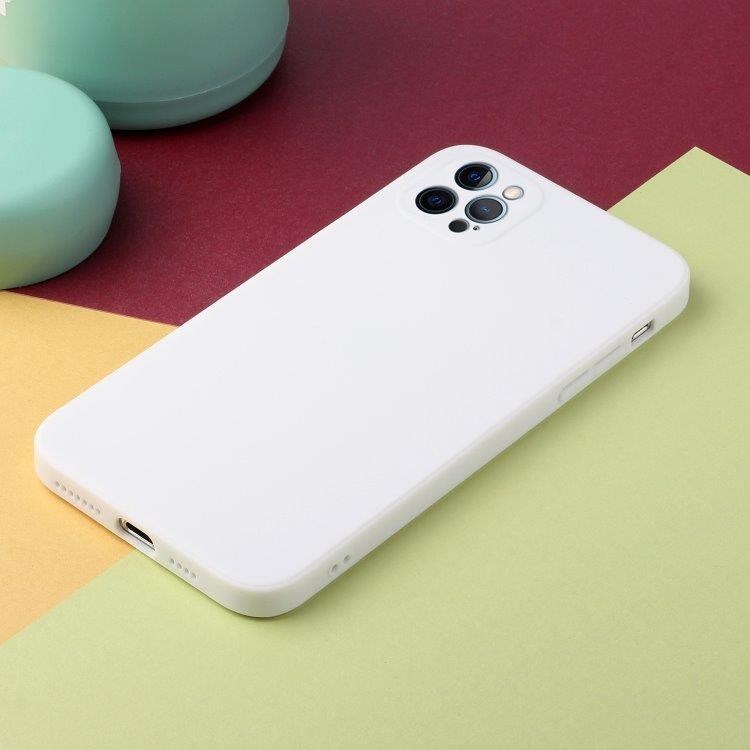 Tyylipuhdas matkapuhelimen kuori iPhone 12 Pro Max  - Valkoinen