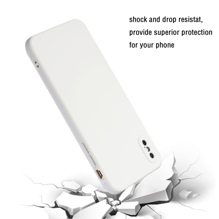 Tyylipuhdas matkapuhelimen kuori iPhone XS / X - Valkoinen