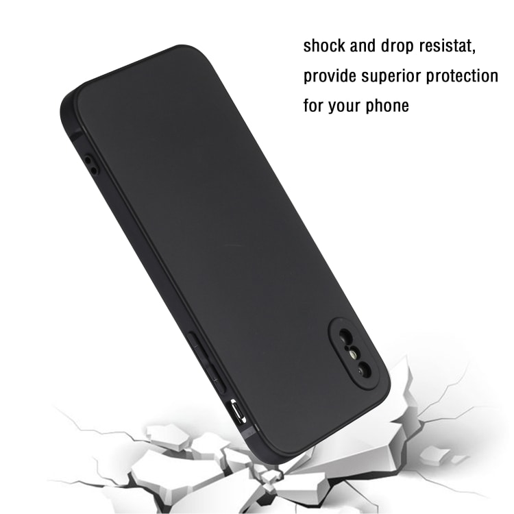 Tyylipuhdas matkapuhelimen kuori iPhone XS / X - Musta