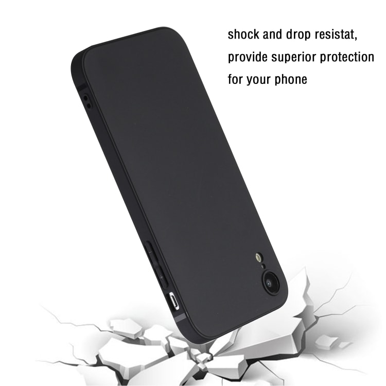 Tyylipuhdas matkapuhelimen kuori iPhone XR - Musta