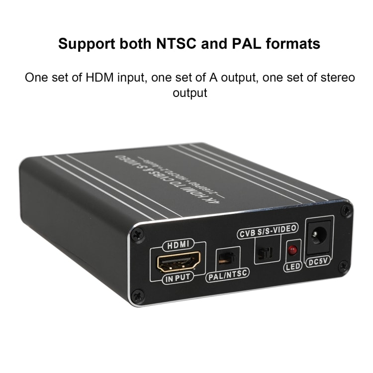 4K HDMI - CVBS & S-Videomuunnin