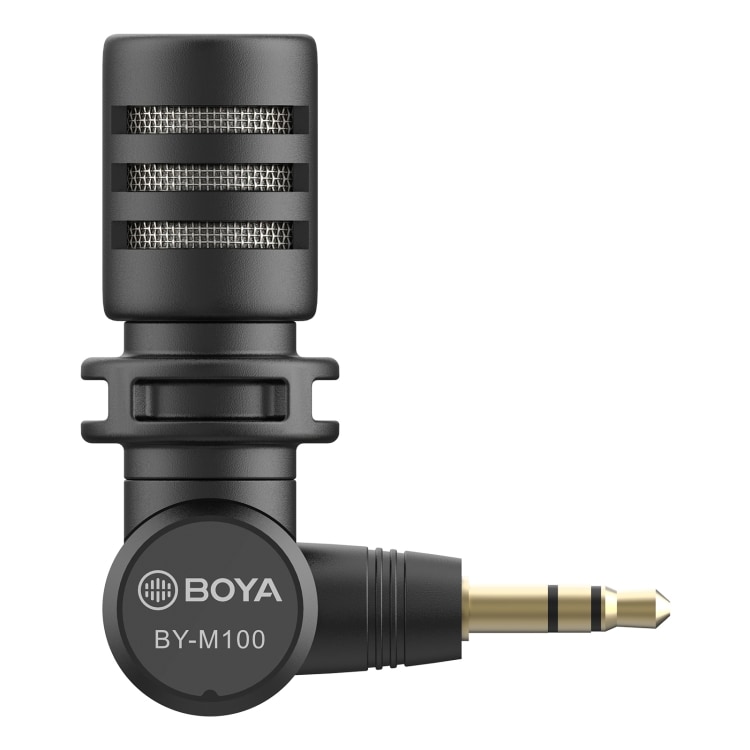 BOYA BY-M100 Omni-mikrofoni 3.5mm SLR-kameroille