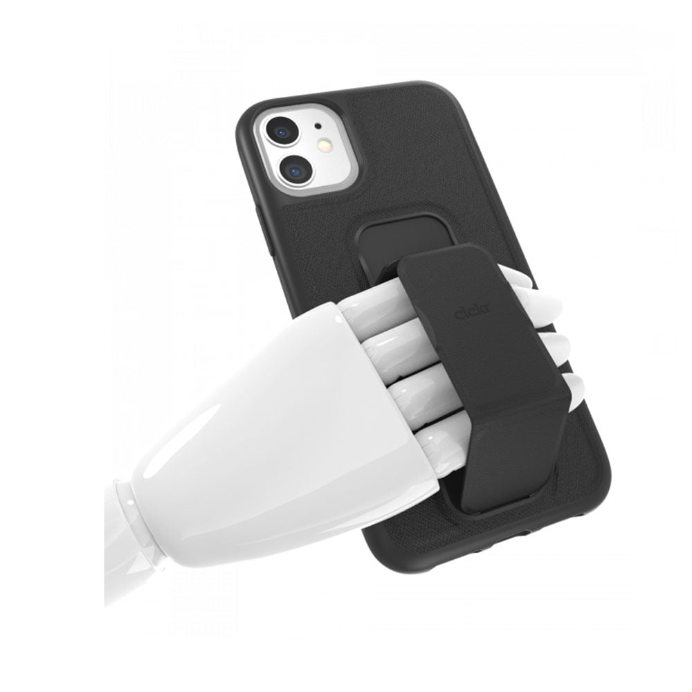Clckr GripCase matkapuhelimen kuori iPhone 11 - Musta