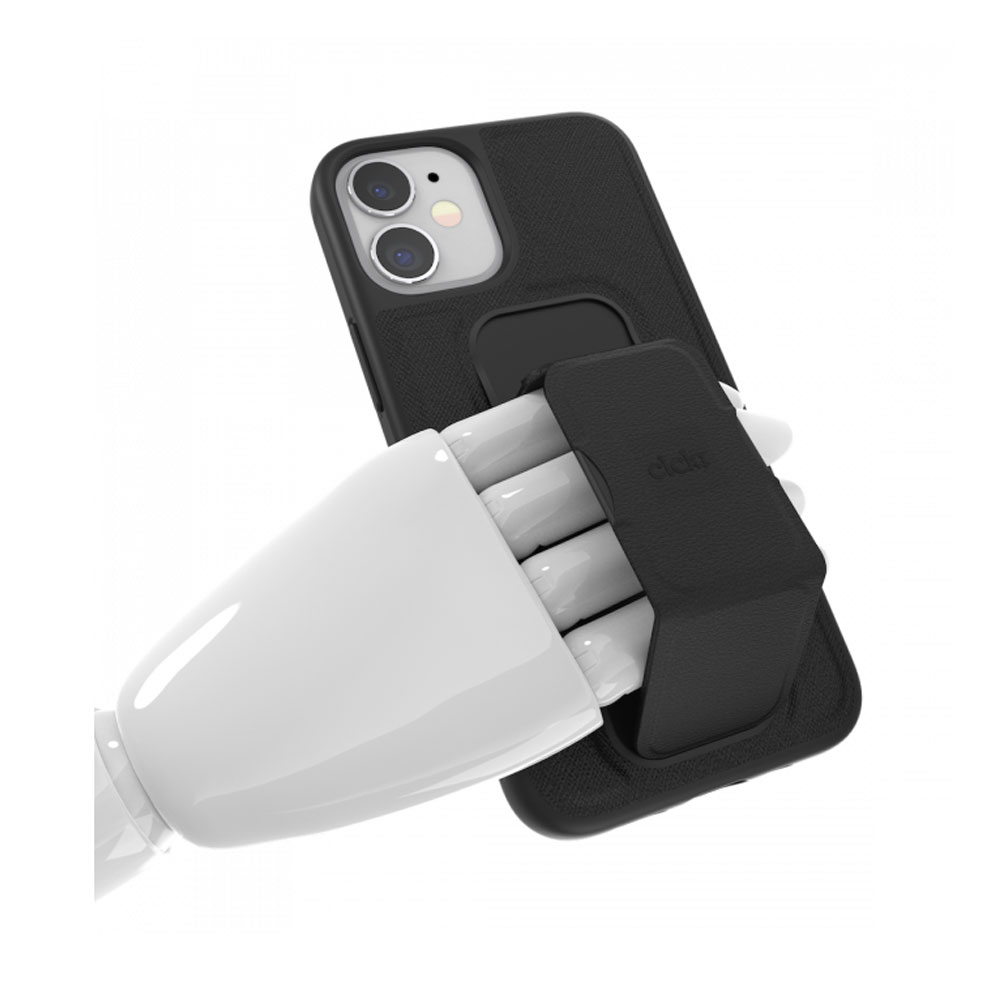 Clckr GripCase matkapuhelimen kuori iPhone 12 mini - Musta