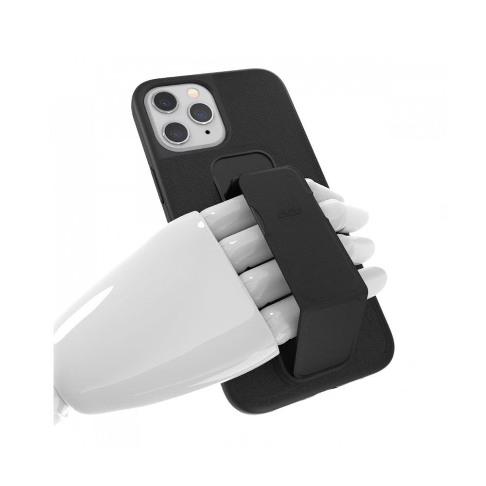 Clckr GripCase matkapuhelimen kuori iPhone 12 Pro Max - Musta