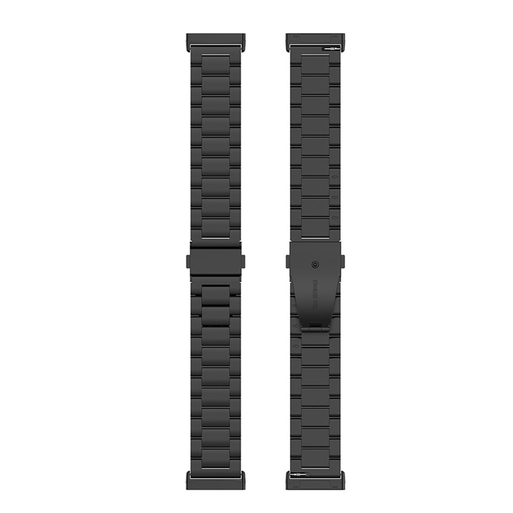 Metalliranneke Fitbit Versa 3 / Sense Musta