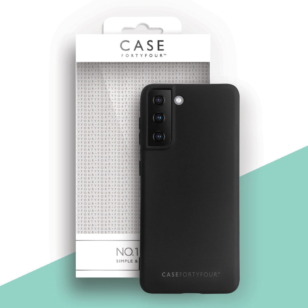 Case FortyFour No.1 Case Samsung Galaxy S21 - Musta