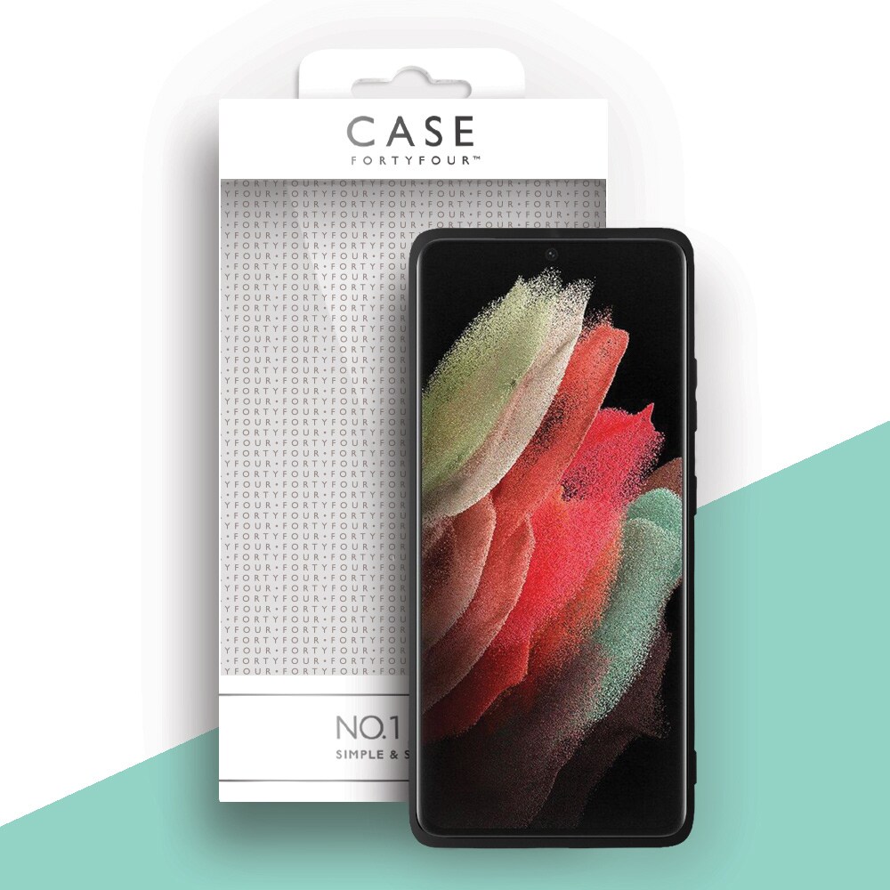 Case FortyFour No.1 Case Samsung Galaxy S21 Ultra - Musta