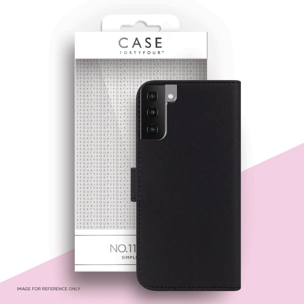 Case FortyFour No.11 Case Samsung Galaxy S21 - Musta