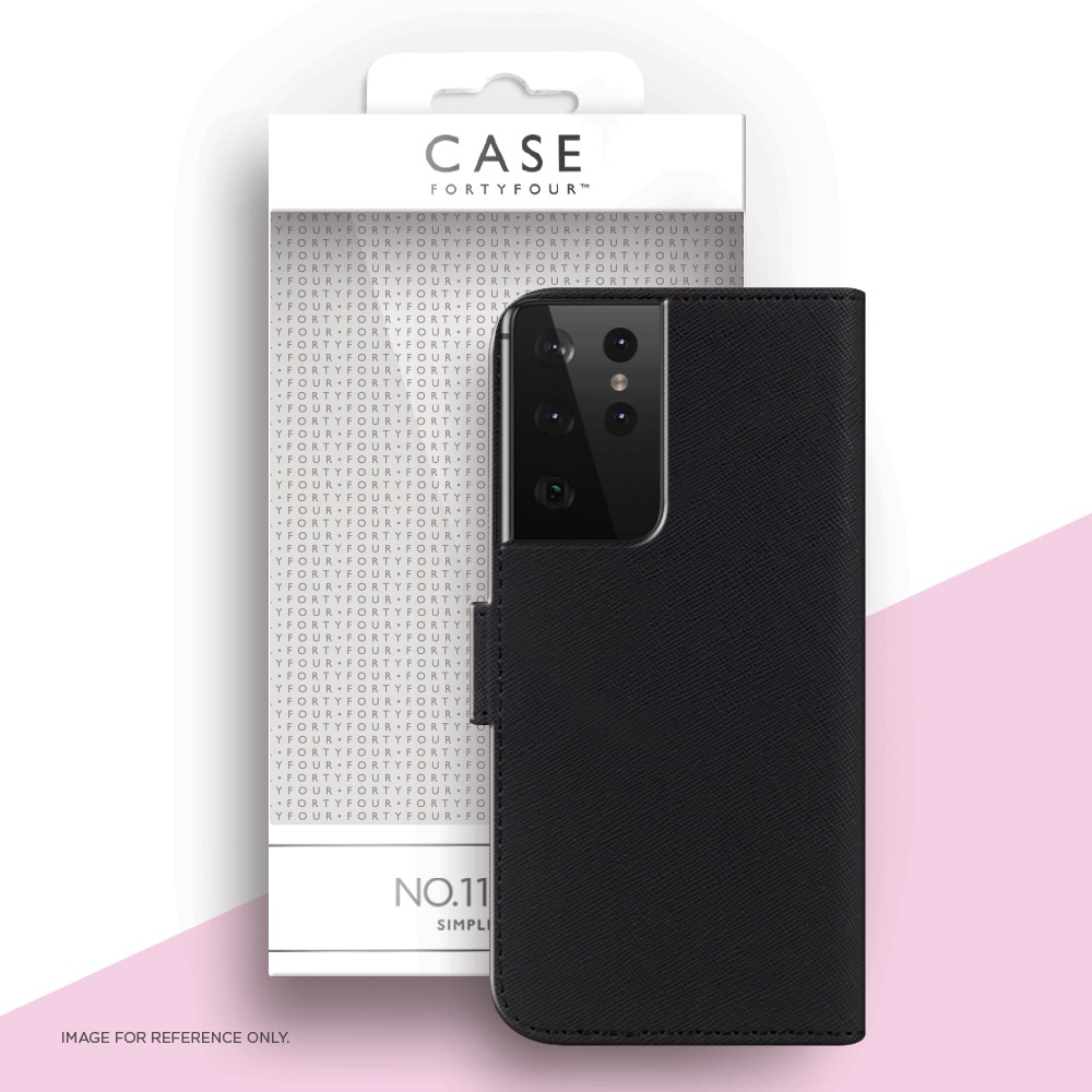 Case FortyFour No.11 Case Samsung Galaxy S21 Ultra - Musta